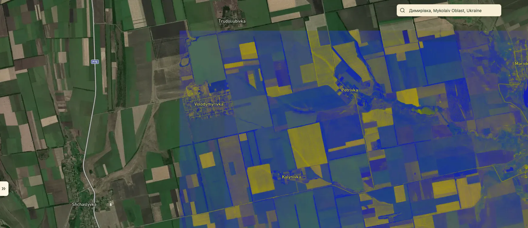 NDVI vegetation vigor map in AgroReports